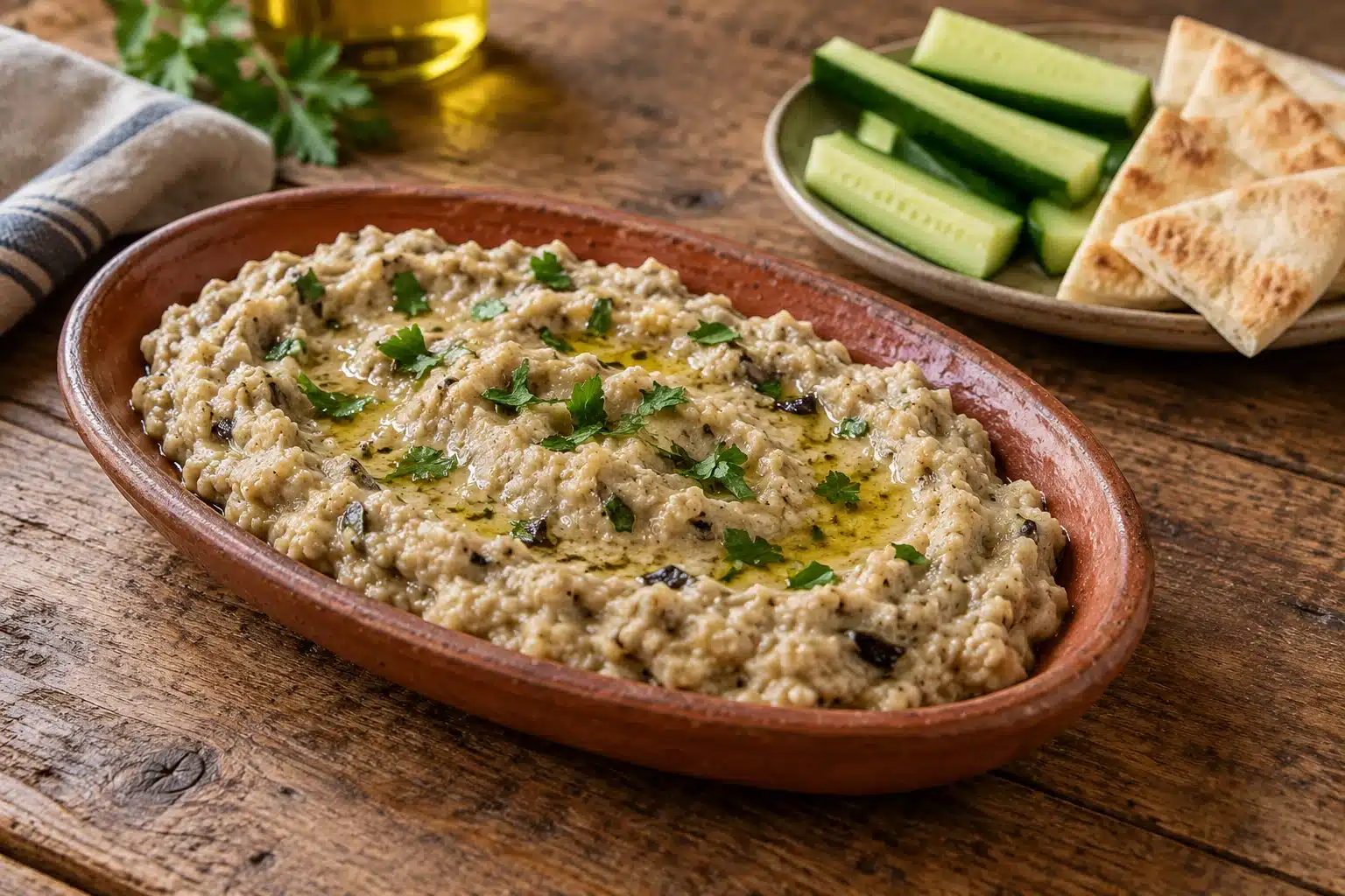 Baba Ganoush with Roasted Eggplant