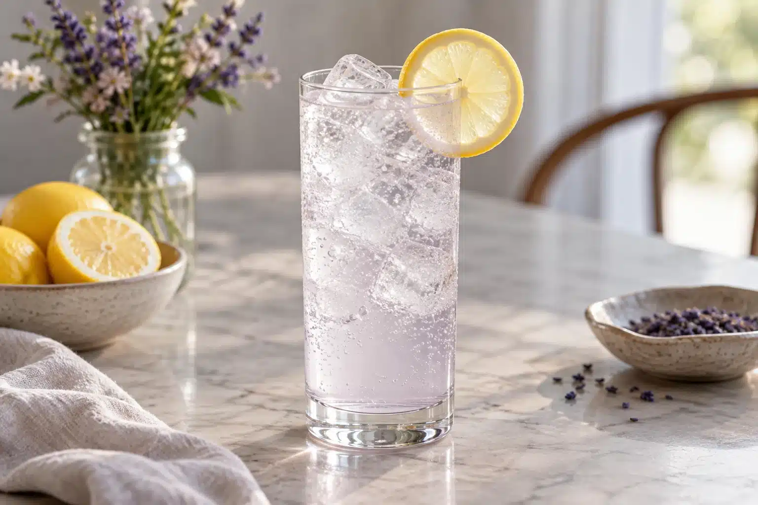 Lavender Collins Cocktail